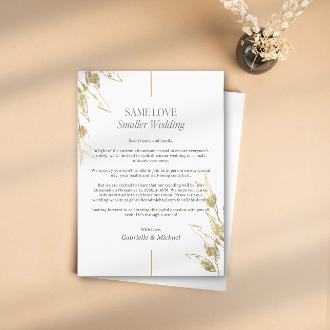 Invitation Même amour Mariage plus petit télédimensionné Apol (Créateur téléchargé)