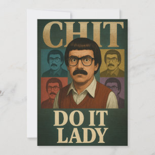 Invitation Mème Do It Lady – Création de citation rétro drôle