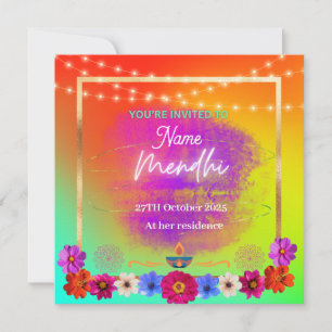 Invitation Mendhi