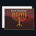 Invitation Menorah de Moshe<br><div class="desc">Dans la Torah Moshe Rabbenu est dit : "Vous ferez une Menorah d'or pur, battu, la Menorah sera faite, sa base, sa branche, ses gobelets, ses boutons, et ses fleurs seront martelées de lui, " [Mot 25:31] et plus tard, "Voir, et construire, selon leur forme que vous êtes montré sur...</div>