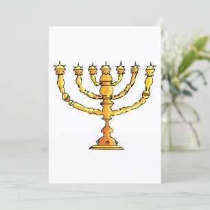 Invitation Menorah d'église
