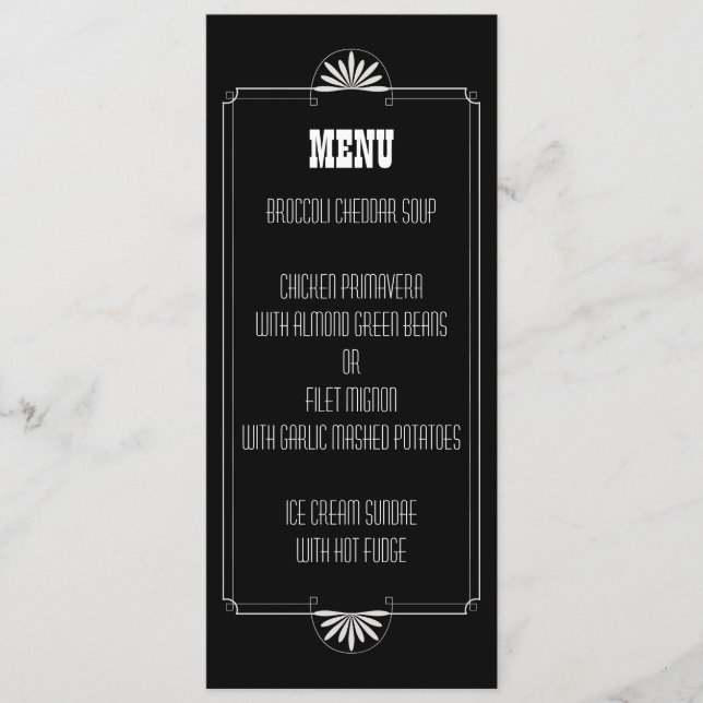 Invitation Menu Mariage Billet de Théâtre (Devant)