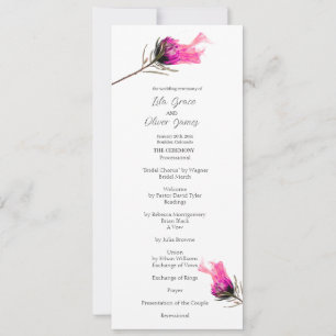 Invitation Menu Mariage Burom Bloom Elegance