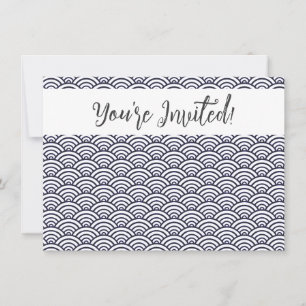 Invitation Mer de Seigaiha