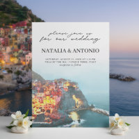 Mer d'Italie | Cinque Terre Mariage aquarelle