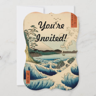 Invitation Mer japonaise de Satta Hiroshige Art