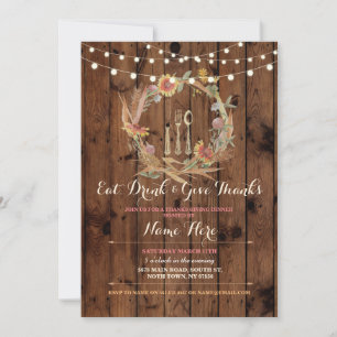 Invitation Merci à l'Invitation d'automne de la florale de Th