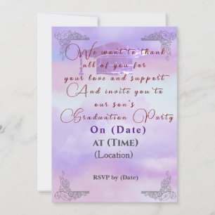 Invitation Merci au soutien