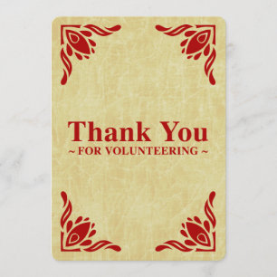 Invitation merci de votre bénévolat