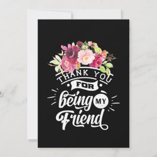 Invitation Merci D'Être Mes Amis