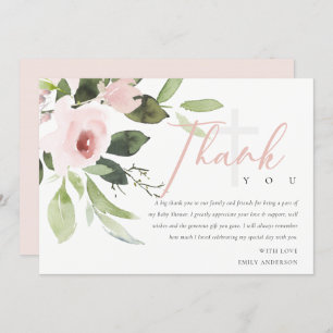 INVITATION MERCI EN ROSE ROSE ROSE DOUX ET TENDANCE