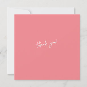 Invitation Merci, texte personnalisable