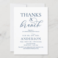 Merci Un Brunch, Post Mariage Elopement Party
