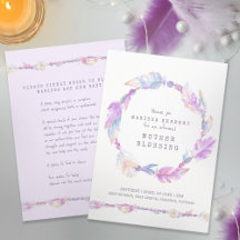 Mère bénédiction perles instructions art violet
