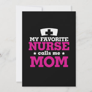 Invitation Mère Cadeau Favori Nurse Me Appelle Maman