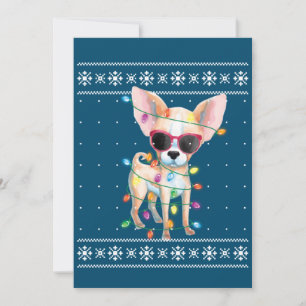 Invitation Mère de chien Chihuahua Femmes Noël Sweatshirt hid