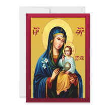 Mère de Dieu nouveau rouge