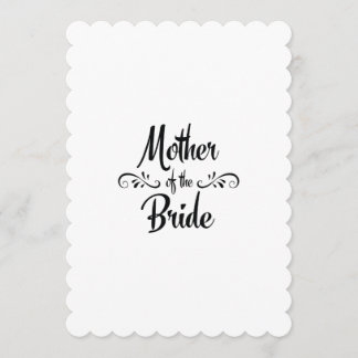 Invitation Mère de la mariée - Dîner de répétition amusant