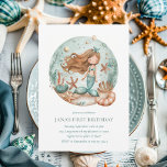 Invitation Mermaid Dreams Kids<br><div class="desc">Plongez dans un monde sous-marin magique avec notre invitation à la fête d'anniversaire Mermaid Dreams ! Dotée d'une charmante sirène aux tons neutres apaisants et aux couleurs nautiques, cette invitation est parfaite pour célébrer la journée spéciale de votre petit. Customisez le texte avec les détails de la fête pour créer...</div>