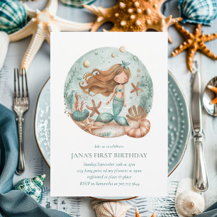 Invitation Mermaid Dreams Kids