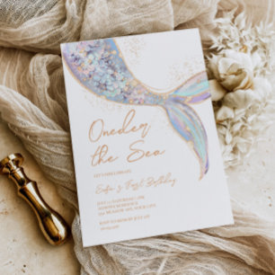 Invitation Mermaid Queue 1er anniversaire