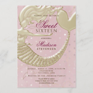 Invitation Mermaid Sweet 16 Anniversaire