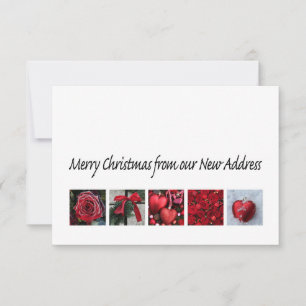 Invitation Merry Christmas from New Address