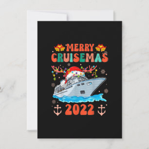 Invitation Merry Cruisemas Famille Croisière Noël 2022 Groov