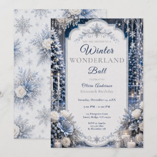 Invitation Merveilleux Bal d'Hiver Seizième