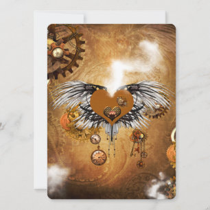 Invitation Merveilleux coeur à vapeur