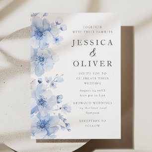 Invitation Merveilleux Mariage de Breeze aquarelle