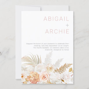Invitation Merveilleux Mariage : Superbe Floral Toutes les sa