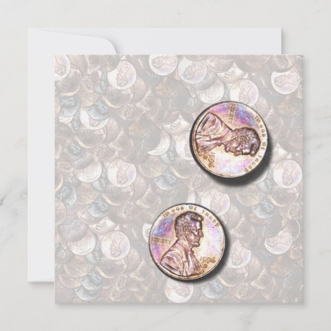 Invitation Mes deux cents valent la peine (Arrière - plan écl (Devant)