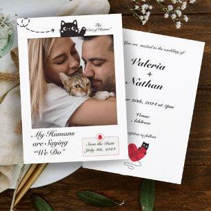 Invitation Mes humains disent que nous faisons de la photo de