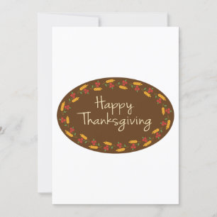 Invitation Message bon thanksgiving