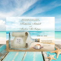 Message des coquillages dans une bouteille | Maria