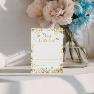 Invitation Message pour la capsule temporelle de Little Honey