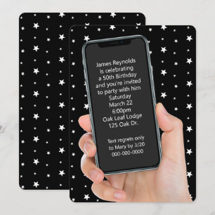 Invitation Message texte de la fête du 50e anniversaire