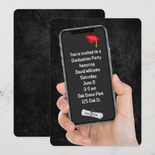 Invitation Message textuel de la Partie de graduation 2025