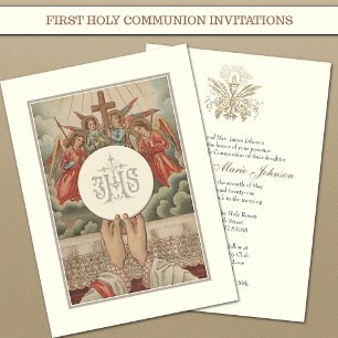 Invitation Messe sacerdotale de communion catholique