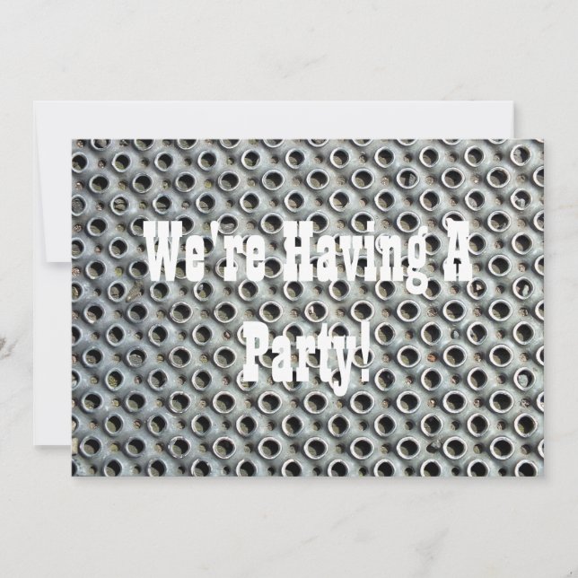 INVITATION MÉTALE (Devant)