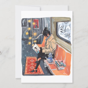 Invitation Métro dans l'invitation de style