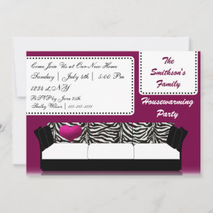 Invitation Meubles Modernes Soirée ménage