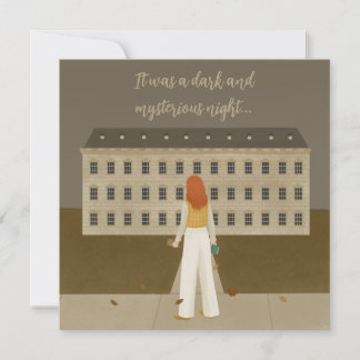 Invitation Meurtre Mystère Fête à thème