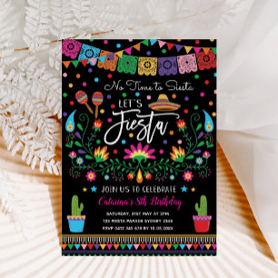 Invitation mexicain de la fête d'anniversaire Fies