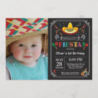 Mexicain de tableau d'invitation d'anniversaire de