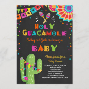 Invitation Mexicain saint d'invitation de baby shower de
