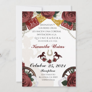 Invitation mexicaine Charra
