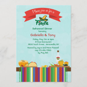 Invitation mexicaine de nourriture