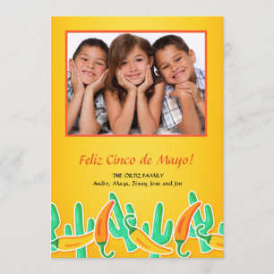 Invitation mexicaine de photo de thème